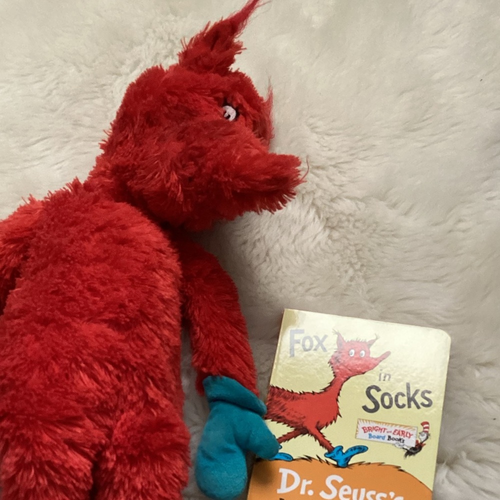 Dr Seuss fox in socks Fox/book